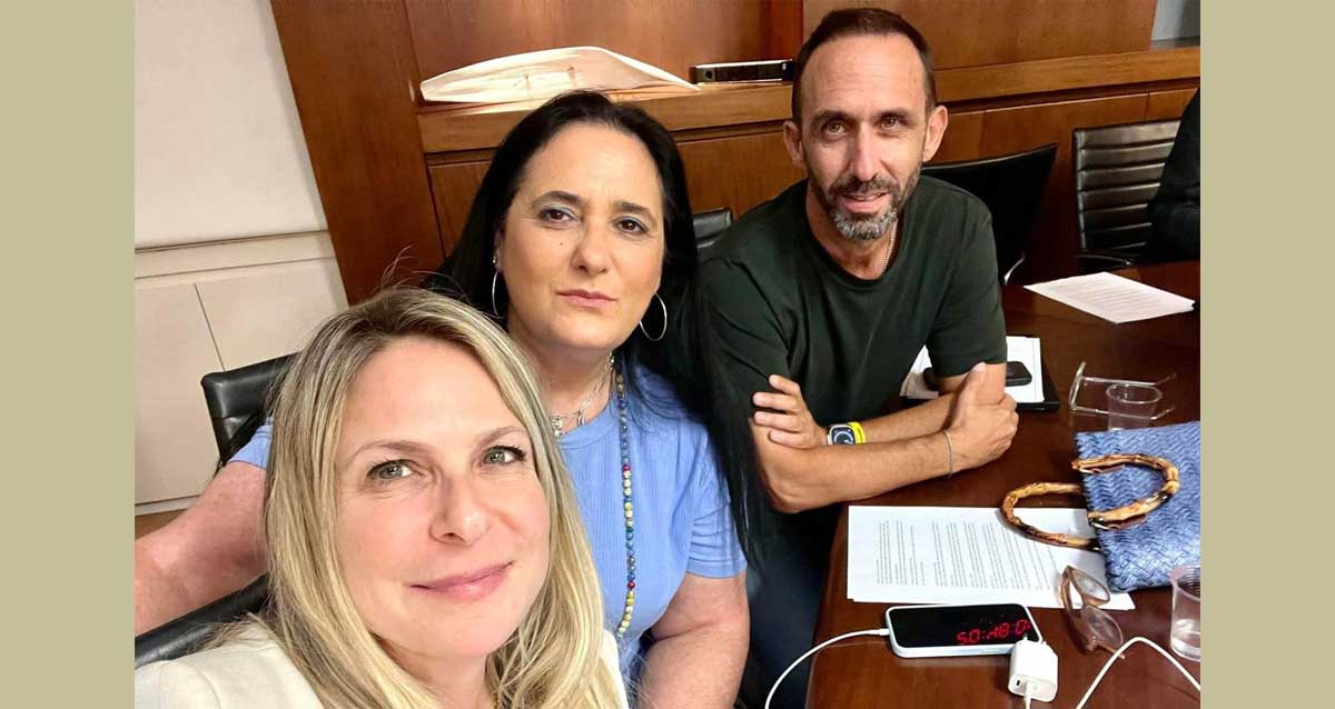 סיון שמרי דהן, הדר שוייצר, גיא קלנר חברי סיעת עתיד ליברלי