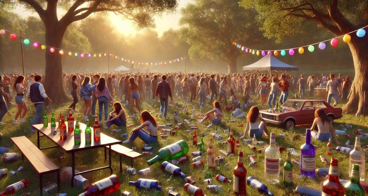 המחשה: מסיבת טבע באזור השרון - עיבוד AI (מערכת)