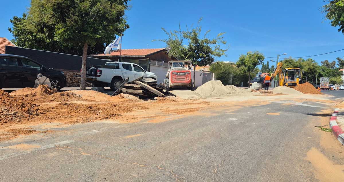 הארכת רחוב אילת וחיבורו לרחוב שבטי ישראל בשכונת מורשה. צילום: ריב לוין