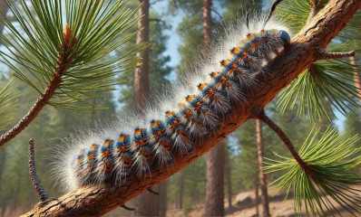 תהלוכן האורן. מסוכן לבני אדם ולכלבים במיוחד. הדמיה AI - מערכת