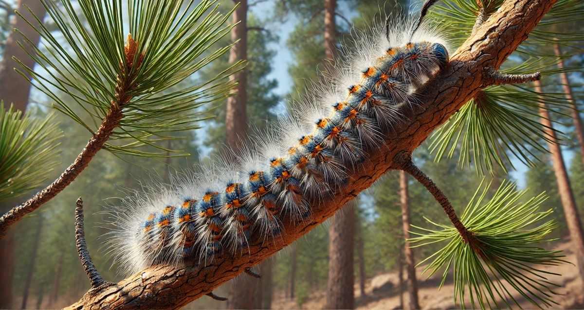 תהלוכן האורן. מסוכן לבני אדם ולכלבים במיוחד. הדמיה AI - מערכת