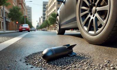 הדמיה: שברי יירוט באזור מגורים בהרצליה