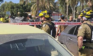 חיילים בזירת הפיגוע בגלילות
