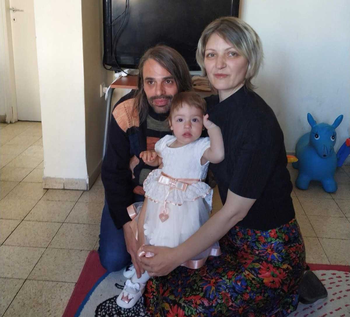 נדיה סוקלנקו ביתה ובעלה