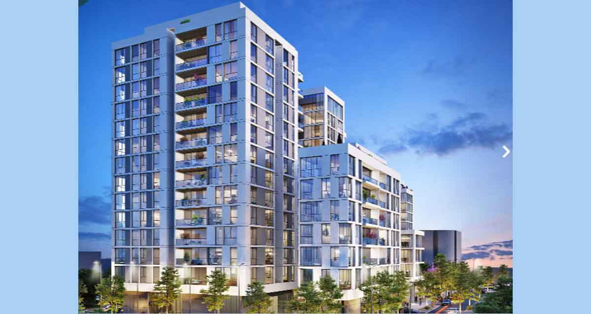 הדמיה של בניינים בכפר סבא. מתחם עמרמי