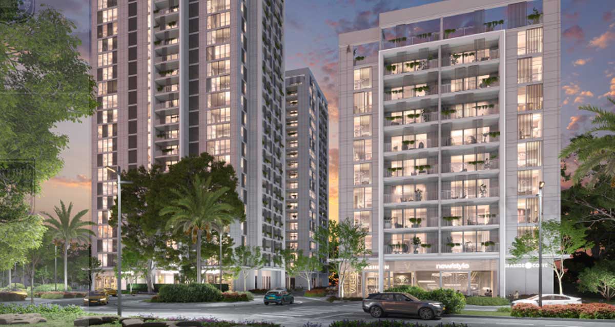 הדמייה של רחוב ובניינים חדשים במתחם הגפן כפר סבא