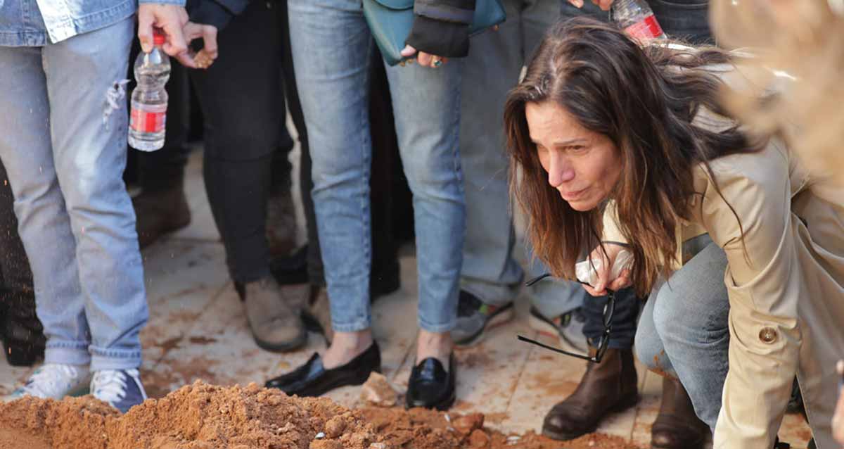 ההלוויה של קורין אלאל ז"ל
