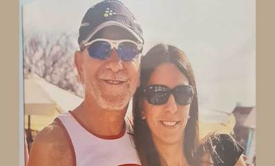 תמונות פנים של מיכל ז״ל ואל״מ במילואים אלי בלאלי יבדל״א במרוץ כפר סבא לפני כמה שנים