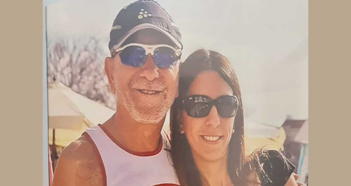 תמונות פנים של מיכל ז״ל ואל״מ במילואים אלי בלאלי יבדל״א במרוץ כפר סבא לפני כמה שנים