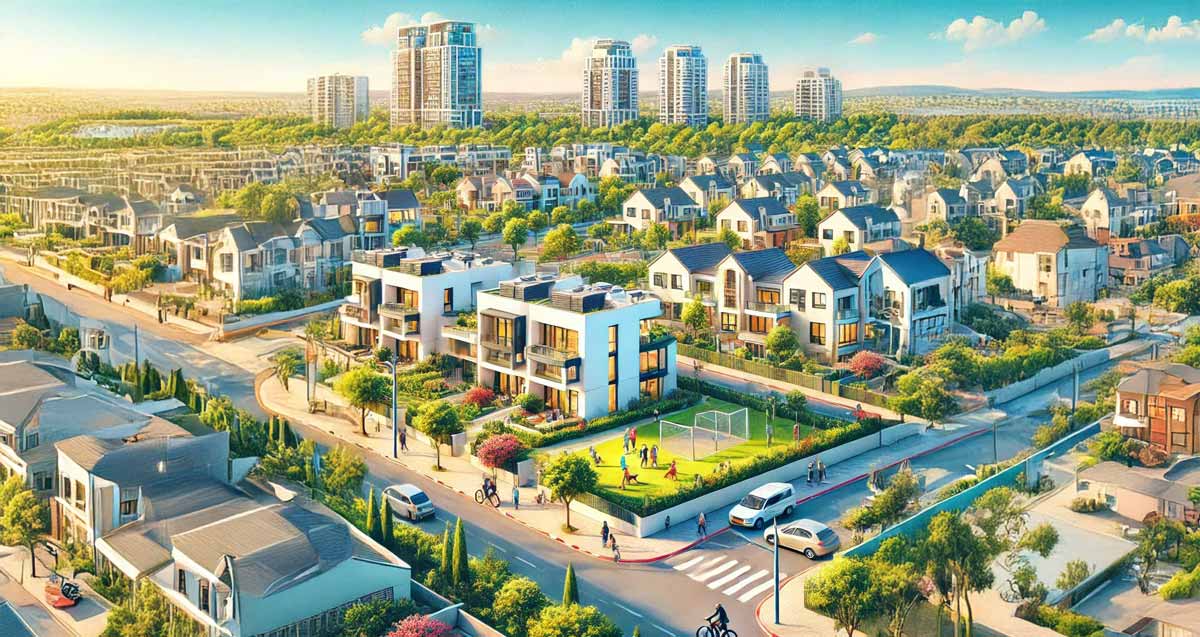 ציור של רמת השרון בצ'אט ג'י.פי.טי. עיבוד בינה מלאכותית