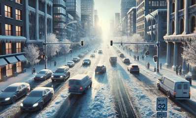 הדמיה: עיר קפואה. עיבוד AI - מערכת