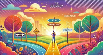 המסע. איור AI - מערכת