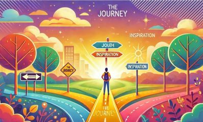 המסע. איור AI - מערכת