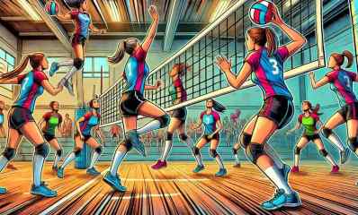 כדורשת נשים. איור AI - מערכת