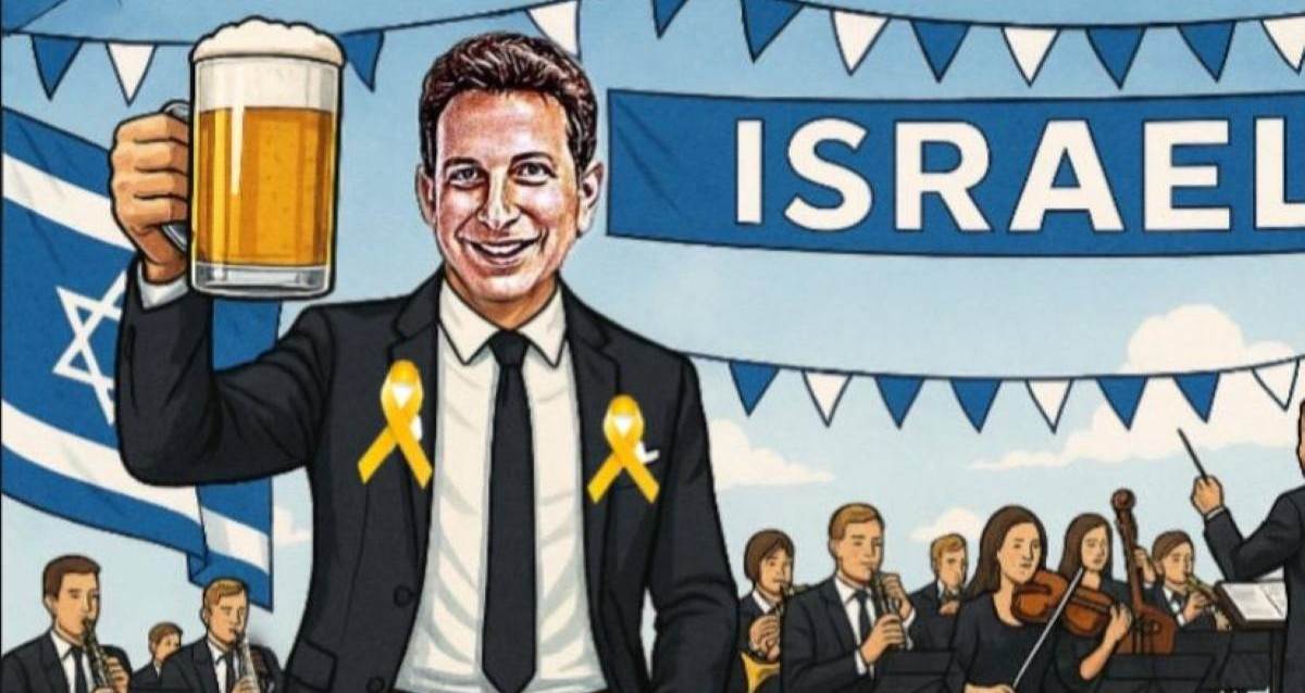 יריב פישר חוגג עצמאות. איור AI - שמואל אליעז