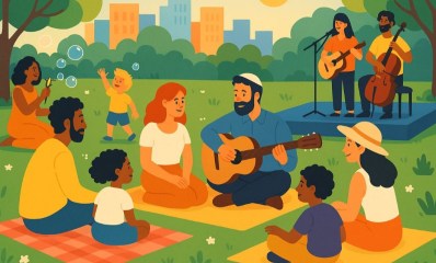 שבועות בקהילה. איור AI - מערכת