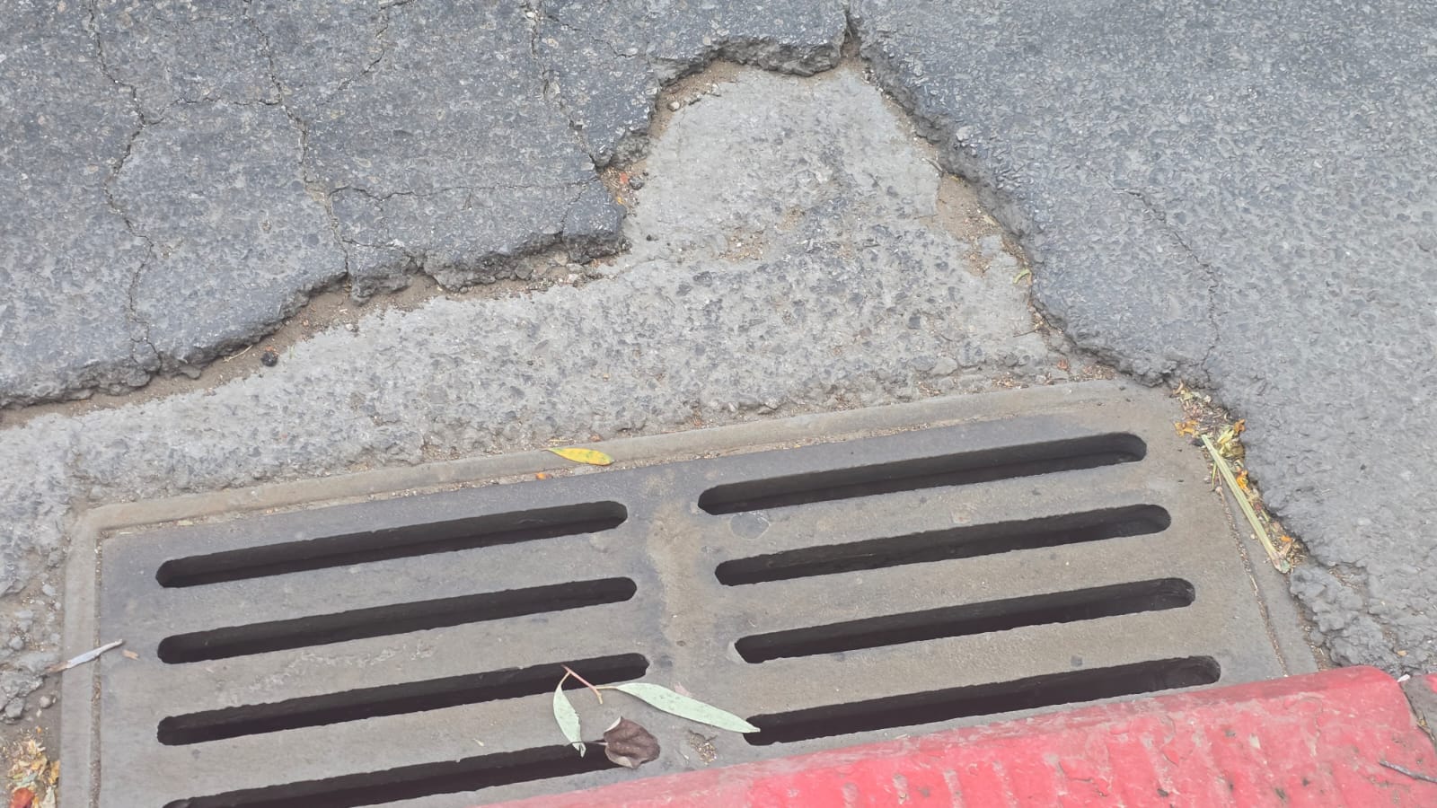 מכסה ביוב משווע לטיפול עירוני ברחוב בני בנימין. צילום: מערכת