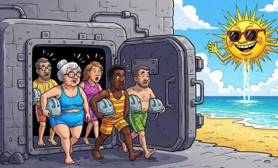הקיץ שאחרי המלחמה. איור AI - שרון אונליין