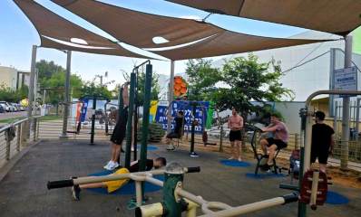 מתחם הכושר ברחוב נתן אלתרמן בהרצליה