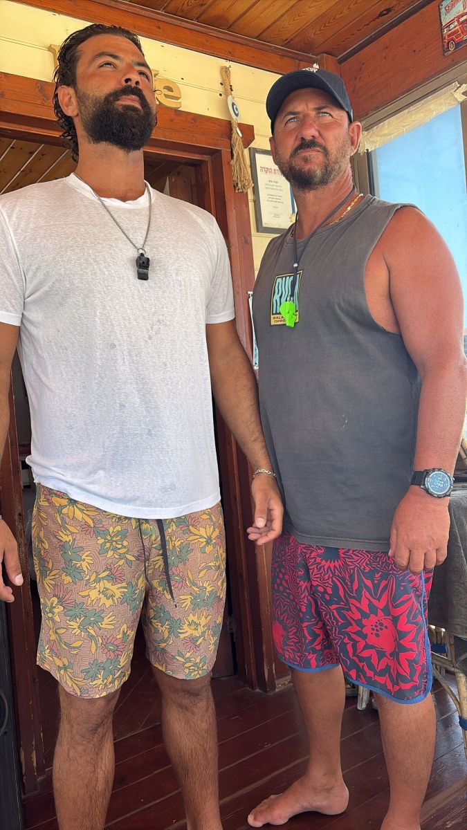 מימין לשמאל: צחי סולן ושגיב כחלון. צילום: דוברות עיריית הרצליה