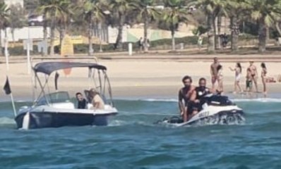 תיעוד החילוץ. צילום: דוברות עיריית הרצליה