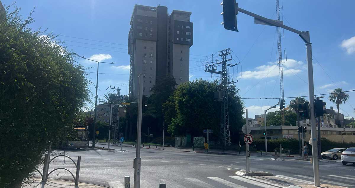 רחוב סוקולוב הרצליה פינת רחוב הדר