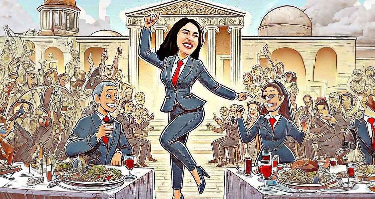 מירי רגב. איור AI - שמואל אליעז