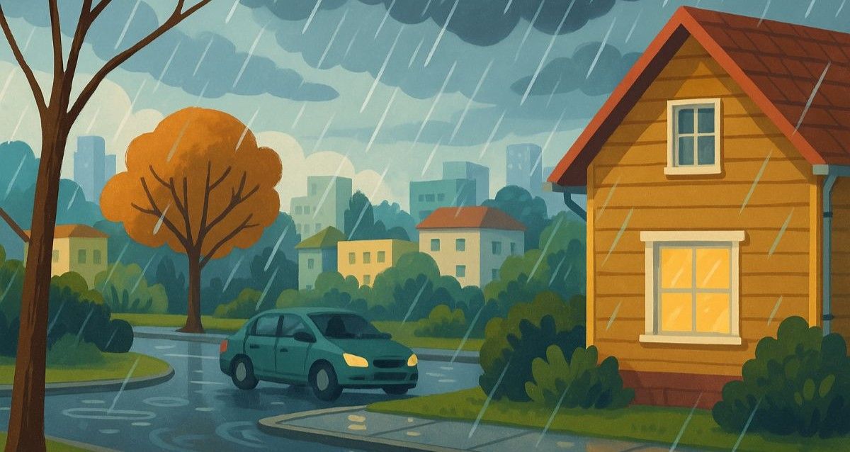 סיפור של חורף. איור AI - מערכת