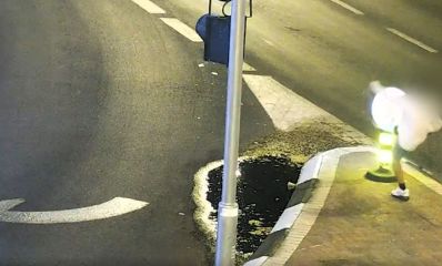 סרטון הונדליזם ברעננה. צילום מתוך דף הפייסבוק של העירייה