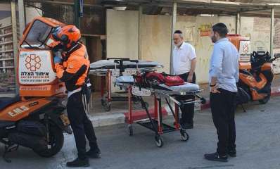 תאונת עבודה באתר בנייה ברחוב בועז פינת רחוב אוורבוך ברמת השרון