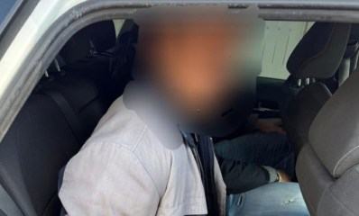 החשוד בהתעללות בחסר ישע בעת המעצר. צילום: דוברות המשטרה