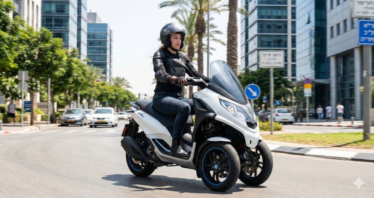 רוכבת בעיר - מבצע דאבל של עופר אבניר. עיבוד AI - מדיה היפר לוקאלית