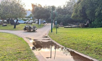 גינת יד לבנים - שביל הולכי רגל ומרחבי דשא ירוק, צילום פרטי