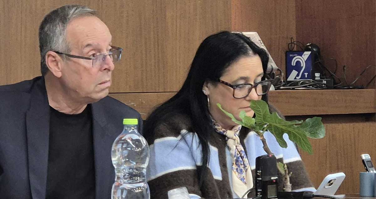 איציק רוכברגר הדר שווייצר בישיבת מועצת העיר רמת השרון