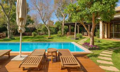 אחוזה למכירה בכפר שמריהו. הדמיית AI - מערכת