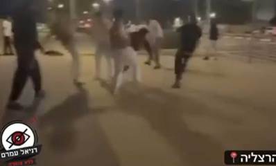 קטטת בני נוער בהרצליה