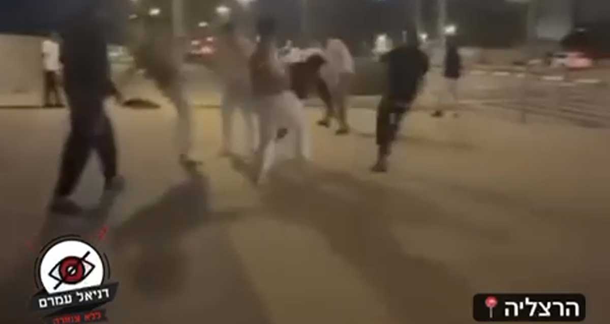 קטטת בני נוער בהרצליה