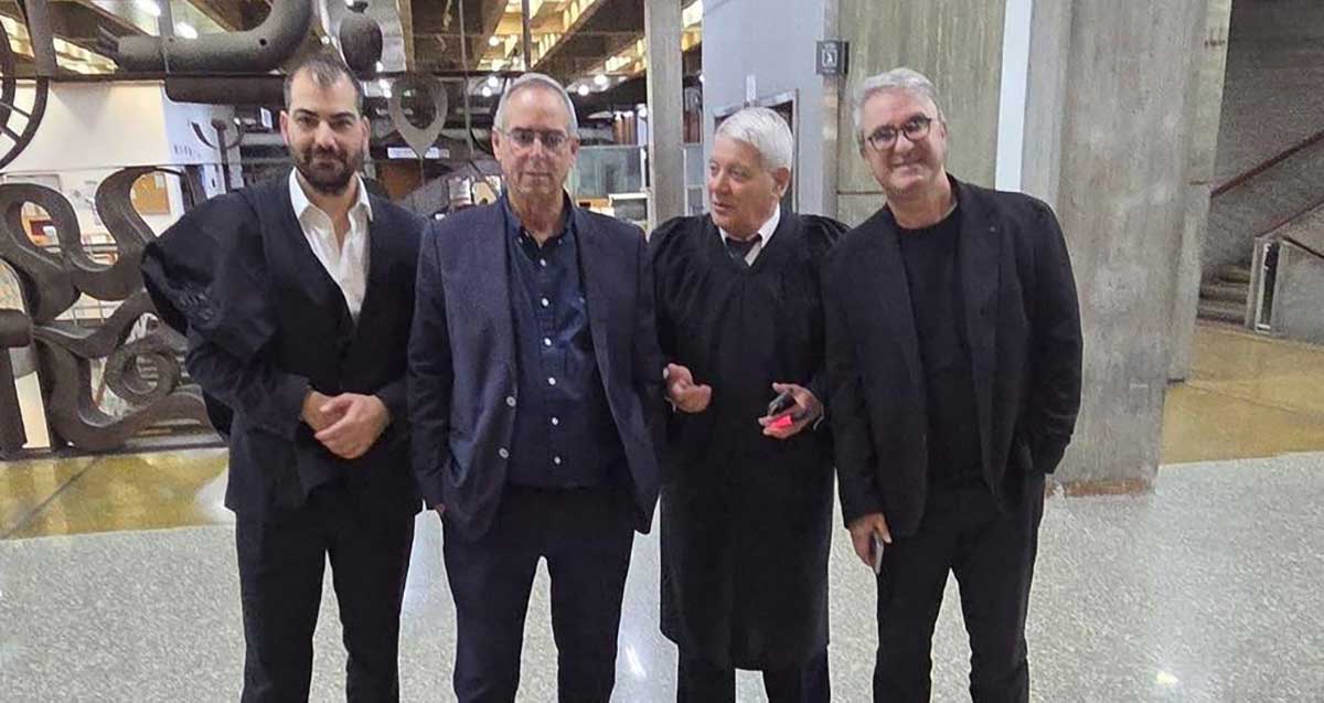 איציק רוכברגר, יורם אברהמי ועורכי הדין בבית המשפט בתל אביב