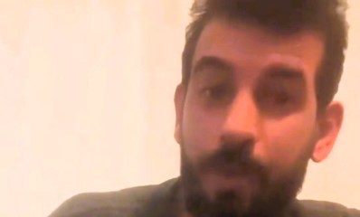 הצעיר הדובר בסרטון שמופץ ברשתות. פרסום לפי סעיף 27א