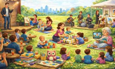 אירועים ברמת השרון, ינואר 2026. איור AI - מדיה היפר לוקאלית