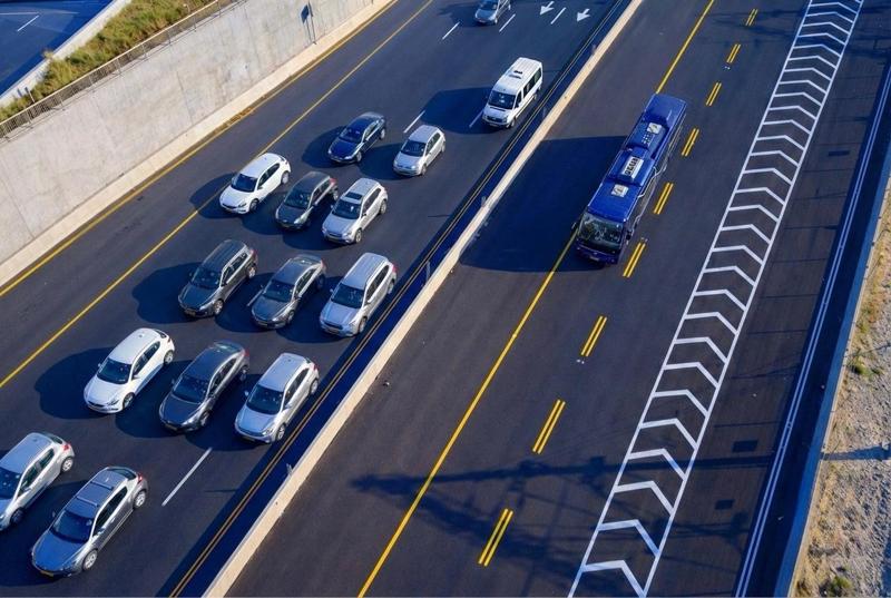 נתיבים מהירים מכביש החוף לת"א. צילום: נתיבי איילון