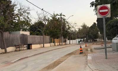 כפר שמריהו - עבודות ברחוב הזורע