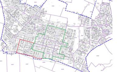 מפת הגבולות המוניציפאליים של כפר סבא מאז 1937