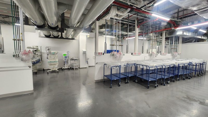 בית החולים עבר לפעול במתכונת חירום מלאה. צילום: דוברות המרכז הרפואי מאיר