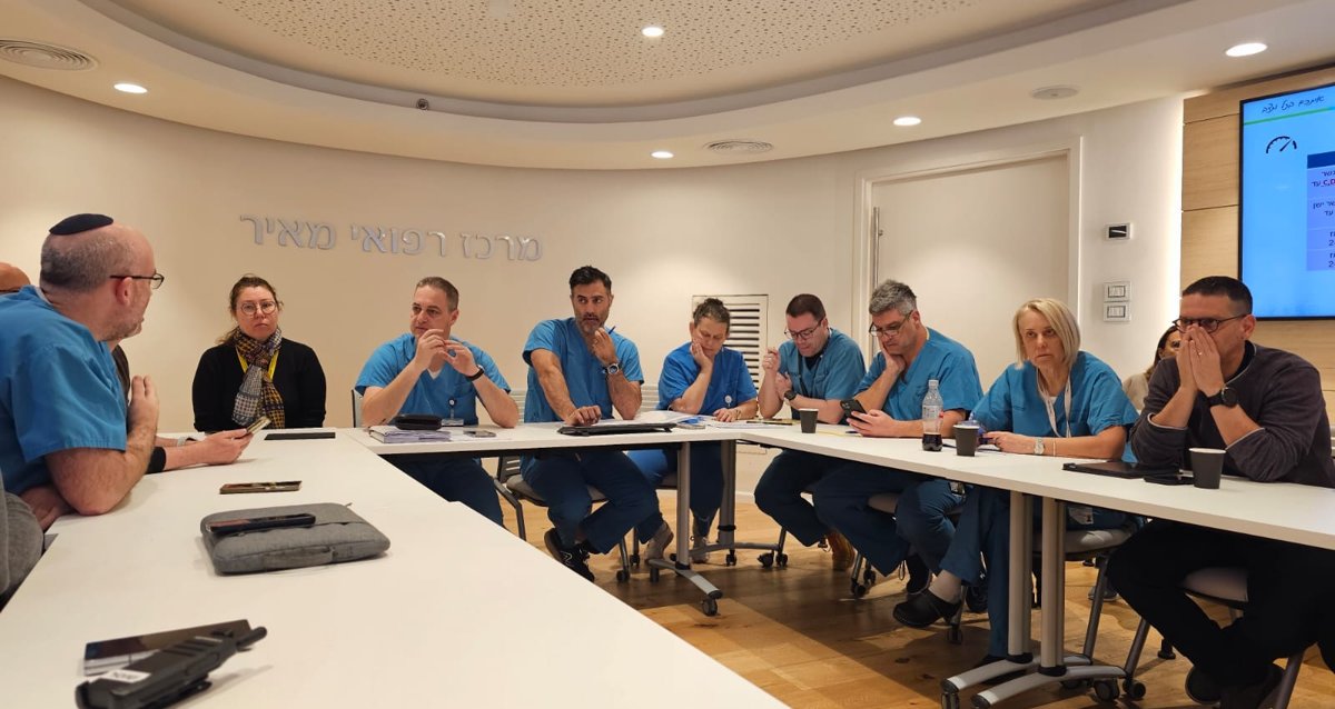 מאיר במתכונת חירום. צילום: דוברות המרכז הרפואי מאיר