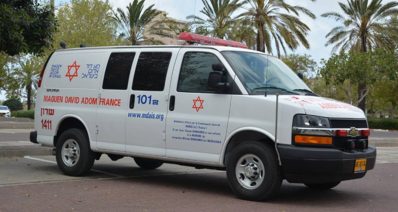 אמבולנס מד"א, צילום: מד"א