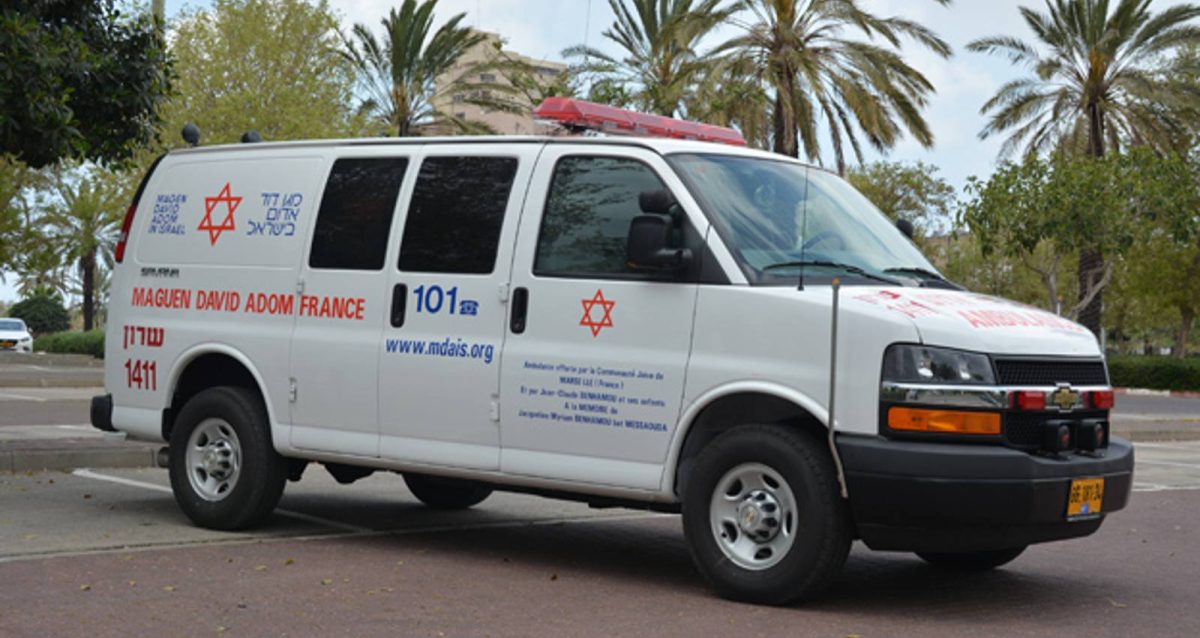 אמבולנס מד"א, צילום: מד"א