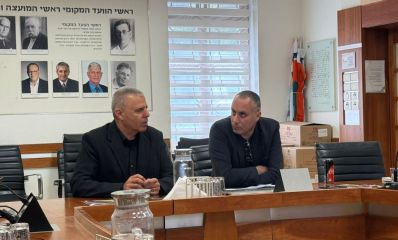 רפי סער ואיתמר בן מאיר, צילום: עיריית כפר סבא