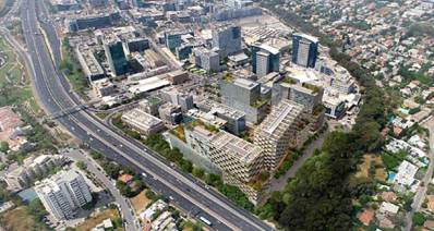 הדמיה של פארק המדע באזור התעסוקה המערבי הרצליה