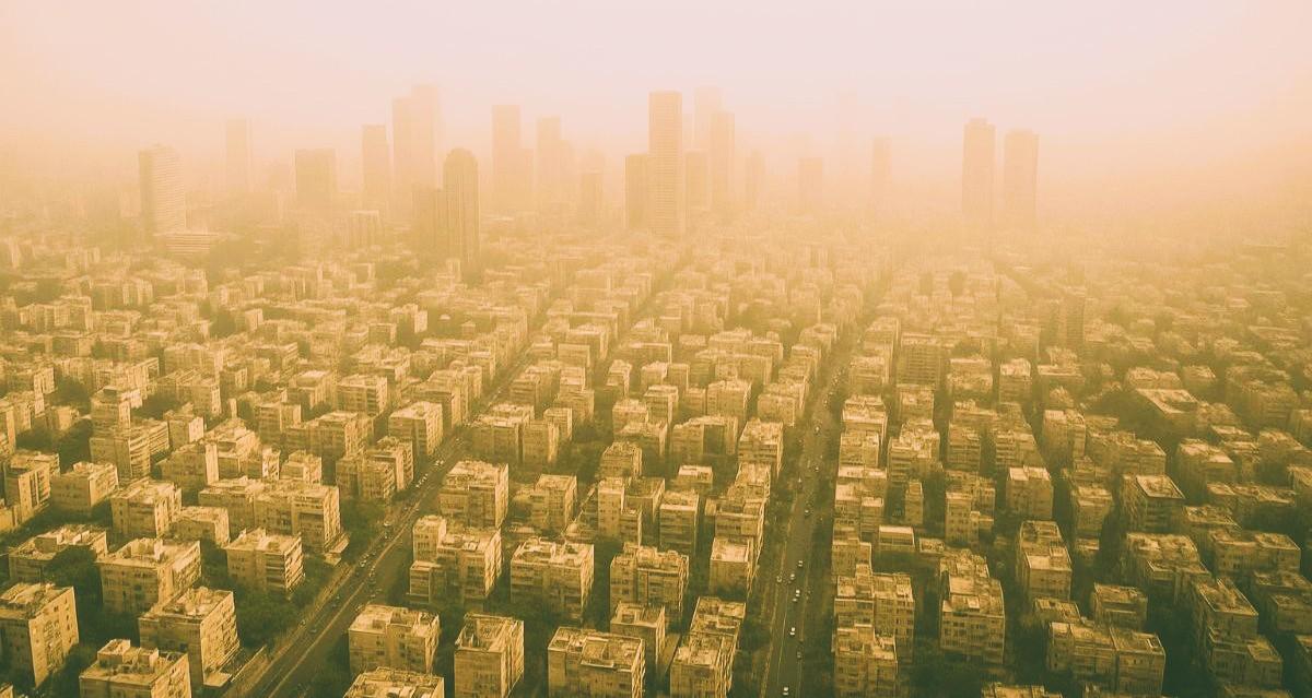 הדמיה: זיהום אוויר. עיבוד AI - מערכת